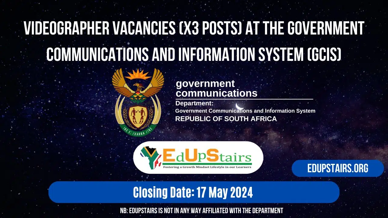 x3 Government Communications and Information System (GCIS) Job Opportunities