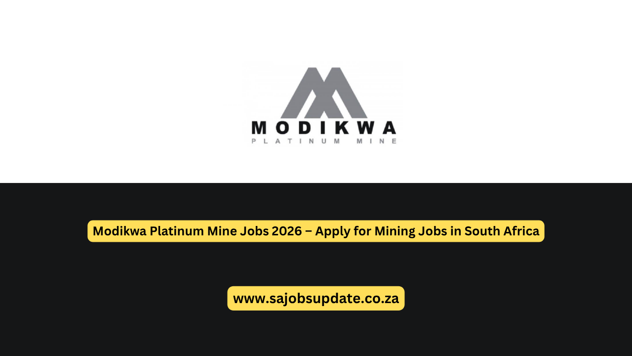Modikwa Platinum Mine Jobs 2026 – Apply for Mining Jobs in South Africa If you are searching for mining jobs in South Africa, the Modikwa Platinum Mine recruitment opportunities for 2026 could be a great chance to start or grow your career in the mining industry. The mine regularly hires workers for positions such as general workers, drivers, miners, machine operators, artisans, and administrative staff. Mining jobs are popular because they offer competitive salaries, career growth, and stable employment, especially in the mineral-rich regions of Limpopo. About Modikwa Platinum Mine Modikwa Platinum Mine is one of the major platinum mining operations in South Africa. The mine is located near Burgersfort in the Limpopo Province and operates as a joint venture with Anglo American. The mine plays an important role in the country’s platinum industry and contributes to job creation, skills development, and economic growth in surrounding communities. Modikwa Platinum Mine Jobs Available During Modikwa Platinum Mine recruitment 2026, several positions may be available in different departments. 1. General Workers General workers help with daily mining and operational tasks. Duties Assisting miners and supervisors Cleaning working areas Loading and moving materials Supporting production teams Requirements Grade 10 or Grade 12 Physical fitness Ability to work underground or in mining environments 2. Drivers Drivers transport materials, equipment, and workers within mining operations. Duties Driving mine vehicles Transporting equipment Ensuring vehicle safety Requirements Valid driver’s license (Code 8, 10, or 14) Professional Driving Permit (PDP) for some roles. 3. Machine Operators Machine operators are responsible for operating heavy mining equipment. Equipment may include: Excavators Dump trucks Bulldozers Forklifts Drill rigs Load haul dump machines (LHD) These roles are important for mineral extraction and transportation underground. 4. Miners and Miner Assistants These workers perform drilling and blasting operations underground. Responsibilities Operating drilling equipment Supporting blasting activities Maintaining safety standards Monitoring mining tunnels Some positions require blasting certificates and mining experience. 5. Artisans and Technical Staff Technical workers maintain mining equipment and infrastructure. Positions may include Electricians Diesel mechanics Boilermakers Fitters and turners Riggers These positions usually require trade certificates or technical qualifications. Modikwa Platinum Mine Internship Programme 2026 Besides permanent jobs, Modikwa Platinum Mine also offers a Graduate Internship Programme for young professionals. Fields of Study Accepted Mining Engineering Electrical Engineering Mechanical Engineering The internship provides hands-on experience in real mining operations and helps graduates gain practical skills for future mining careers. Minimum Requirements for Mining Jobs Requirements depend on the position, but most Modikwa Platinum Mine vacancies require: ✔ South African ID ✔ Grade 10 or Grade 12 certificate ✔ Relevant qualification (for technical roles) ✔ Medical fitness for mining work ✔ Ability to work shifts Some positions require mining experience or safety certifications. How to Apply for Modikwa Platinum Mine Jobs If you want to apply for Modikwa Platinum Mine jobs 2026, follow these steps: Step 1 – Prepare Your Documents You will need: Updated CV Certified ID copy Qualification certificates Driver’s license (if applicable) Step 2 – Submit Your Application Applications may be submitted through: Mining recruitment websites Official company recruitment channels Email applications for internships For example, internship applications may be sent to the official recruitment email provided by the mine. Step 3 – Wait for Shortlisting Shortlisted candidates may be invited for: Interviews Medical tests Background checks Benefits of Working at Modikwa Platinum Mine Working at Modikwa Platinum Mine offers several advantages: ✔ Competitive mining salaries ✔ Opportunities for training and development ✔ Long-term career growth ✔ Experience in South Africa’s mining sector Mining companies also provide safety training and professional development for workers. Final Thoughts The Modikwa Platinum Mine Jobs 2026 recruitment drive offers excellent opportunities for job seekers who want to work in the mining industry. With roles ranging from general workers and drivers to engineers and artisans, the mine continues to create employment opportunities for many South Africans. If you are interested in mining jobs, internships, or engineering opportunities, keep checking recruitment announcements and apply as soon as vacancies open.
