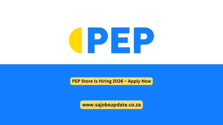 Pep Store Test PEP Store Is Hiring 2026 – Apply Now – SA JOBSUPDATE